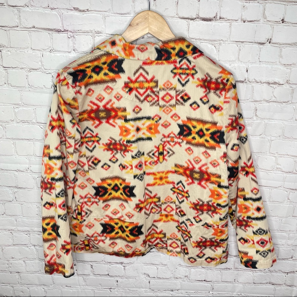 Vintage Brekenridge Western Aztec Southwestern Style Blazer Jacket - Picture 4 of 4